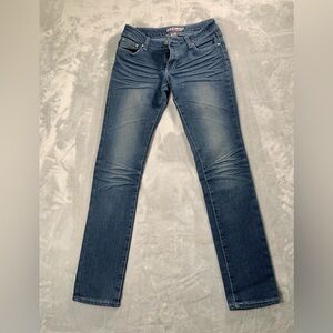 Vintage LS Jeans" Stylish Blue Skinny Jeans for Women